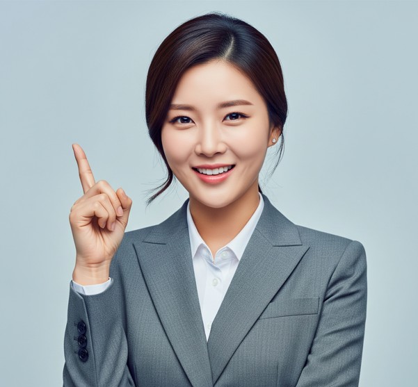 국가장학금 산정방법을 설명하는 한국미인
