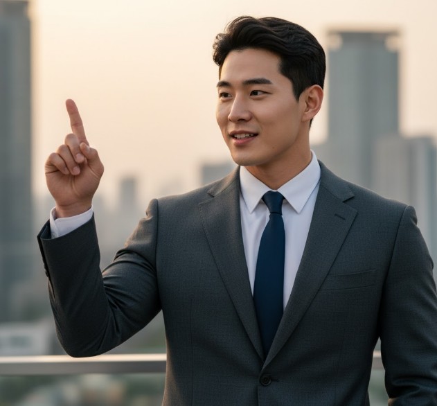 대부업체를 찾는 주부들에게 대안을 제시하는 남성