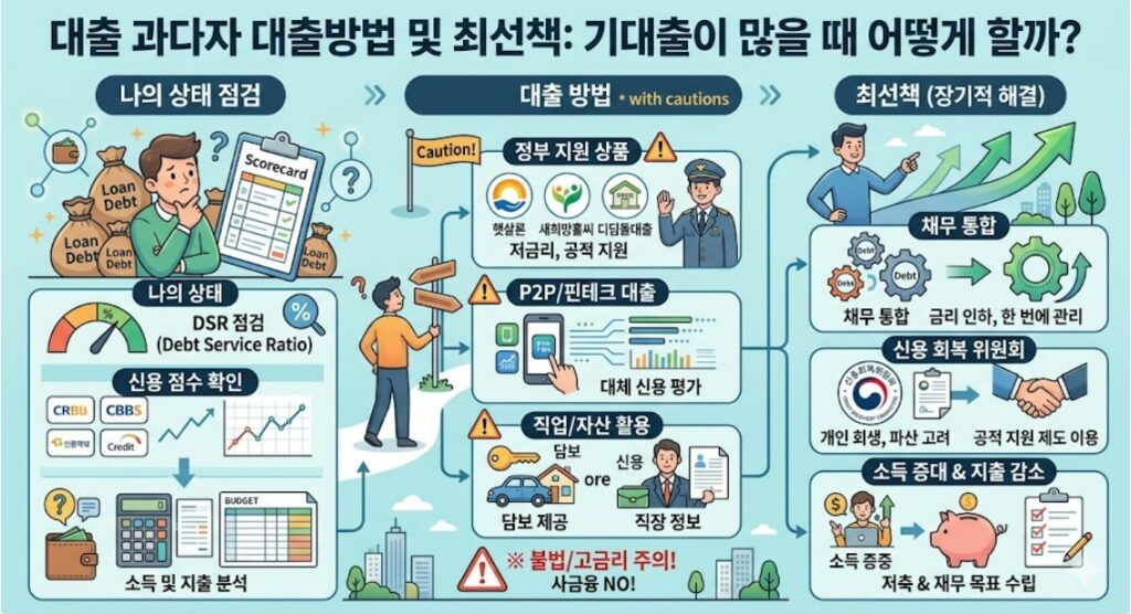 대출 과다자 대출방법 기대출많을때 최선책은? 관련해서 핵심 내용